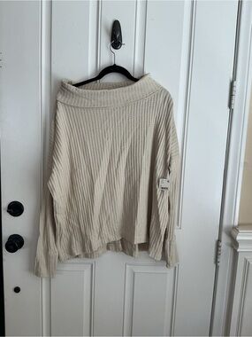 NWT Free People Juicy Long Sleeve Oversized Cowl Neck size S
